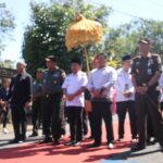 Kopli Ansori bersama Forkopimda sambut kungker Kapolda di POlres Lebong