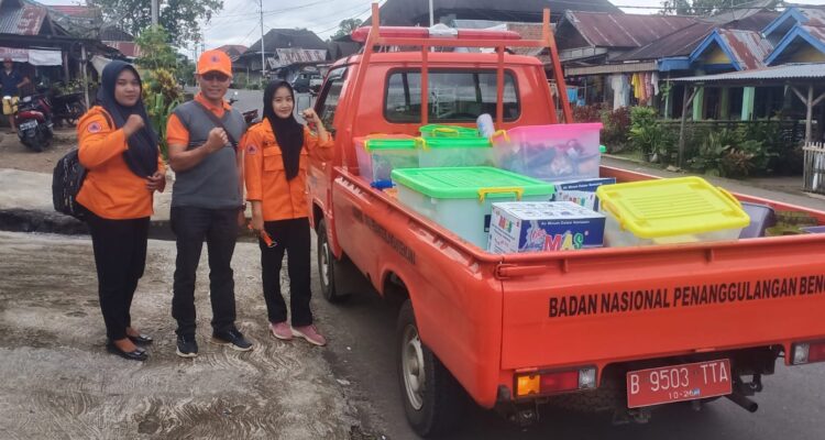 BPBD Lebong salurkan bantuan Masa Tanggap Panik Korban kebakaran
