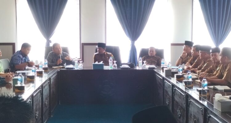 Bupati Lebong Kopli Ansori Entry Metting bersama BPK RI Perwakilan Bengkulu