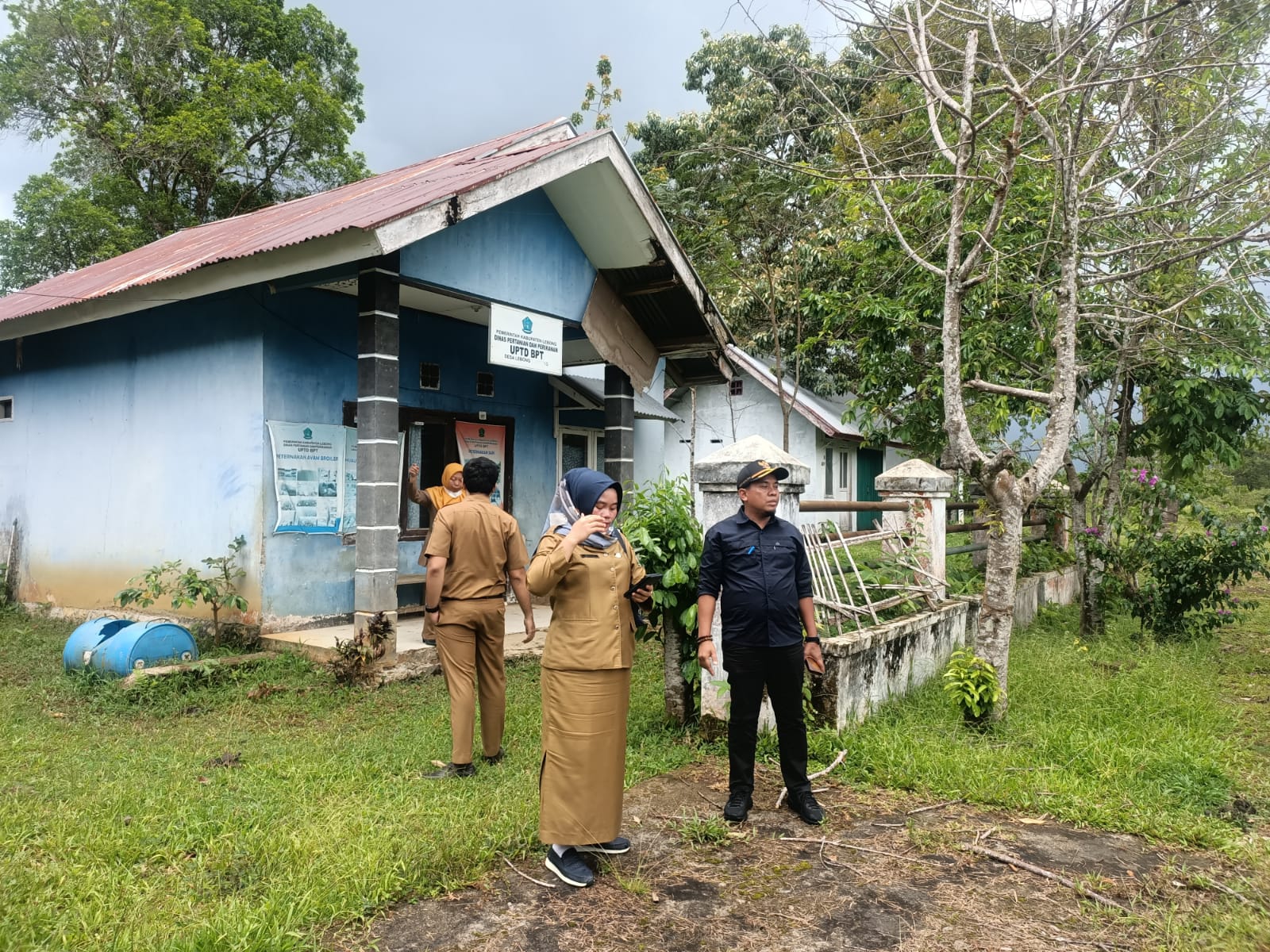 Carles Ronsen sa'at sidak di UPTD BPT L:adang Palembang
