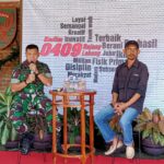 Dandim 0409 R/L Letkol Inf Moch Renaldi Bersama ketua PWI Rejang Lebong