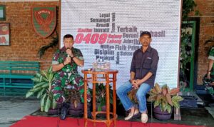 Dandim 0409 R/L Letkol Inf Moch Renaldi Bersama ketua PWI Rejang Lebong