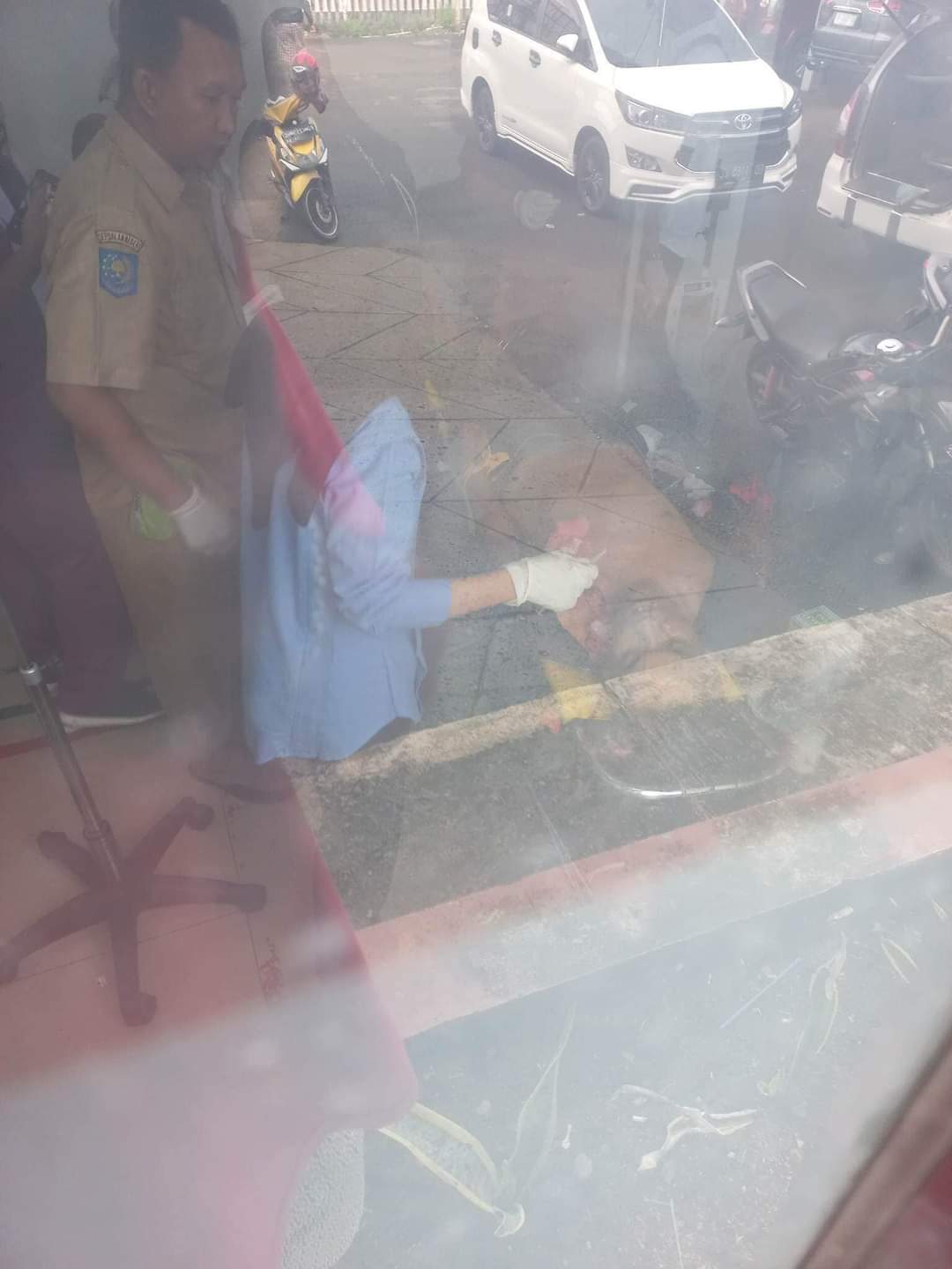 Jenazah Korban Maryanto sa'at mendapatkan pertolongan