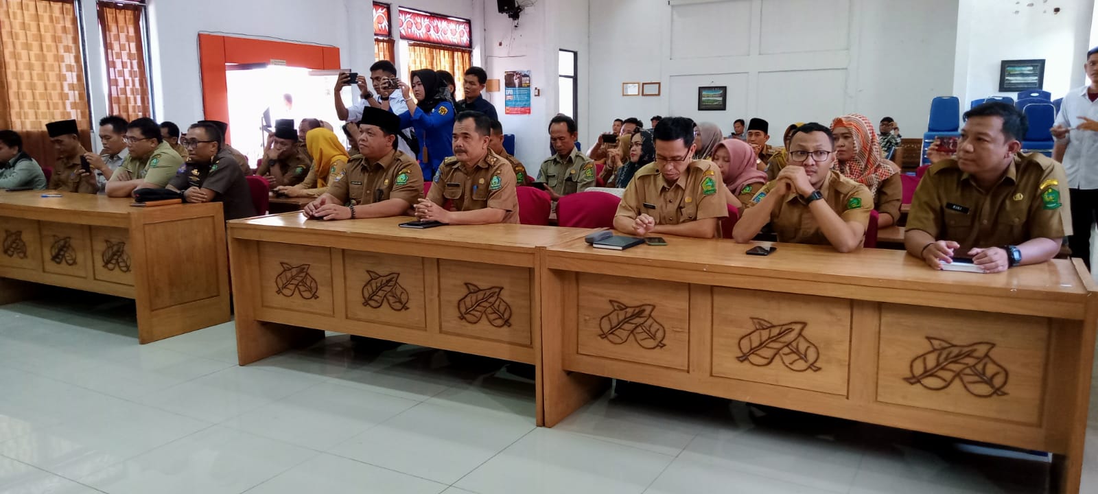 Para Kepala OPD kabupaten Lebong Hadiri Presentasi aflikasi Lebongbisaa