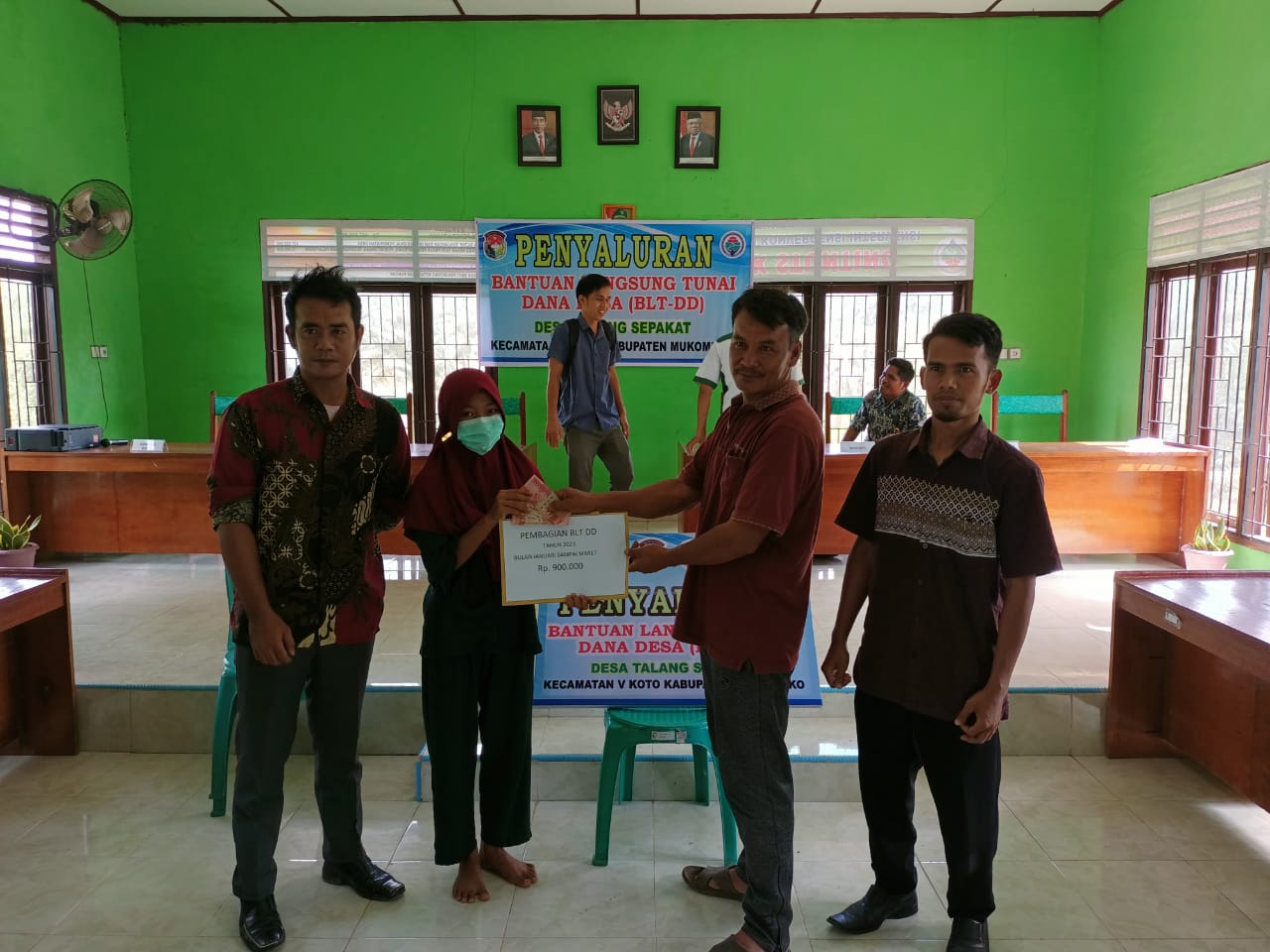 Pemerintah Desa Talang Sepakat Salurkan BLT-DD TA 2023 Kepada 21 KPM