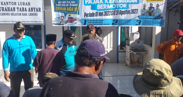 Wakil Bupati Lebong Drs Fahrurrozi hadir dan pimpin langsung gerdal Hama Pacet di kelurahan Taba Anyar