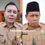 Riskal Effendi Kabag Kesra Setdakab Lebong (kiri) Elvian Komar (kanan)