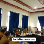 Bupati Lebong Kopli Ansori didampingi Wakil BUpati Lebong Fahrurrozi dan Sekda lebong Pimpin Rakor Bahas LHP BPK dan Ploting Korsupga KPK RI