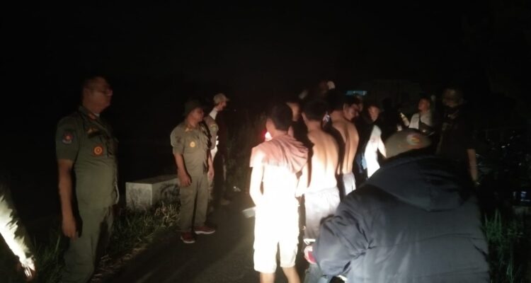 satpol PP Lebong Lakukan Pembinaan Terhadap sejumlah remaja pengunjung Tempat Hiburan malam tidak berizin