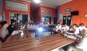 Suasana Rapat persiapan pembentuk Desatana Desa Nangai Amen kec.Lebong Utara