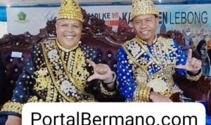 Wakil BUpati Lebong Drs Fahrurrozi (kiri) Bupati Lebong Kopli Ansori (kanan)