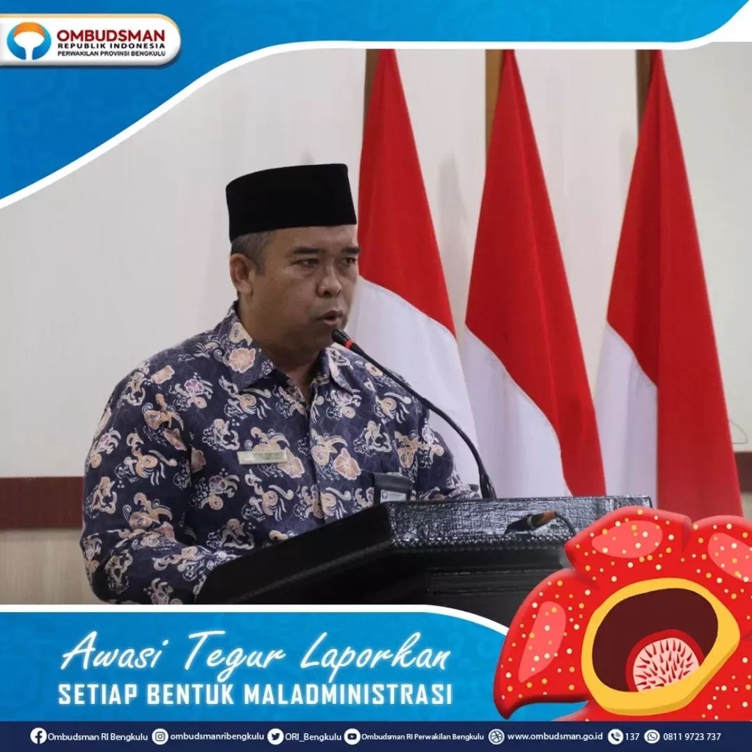 Herdi Puryanto Kepala Perwakilan Ombudsman RI Bengkulu