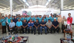 Bupati -wakil bupati lebong Kopli Ansori-Fahrurrozi mengahdiri pelatihan Stek kopi di PGE hulu Lais