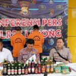 Konferensi Pers Ops Pekat Nala II Tahun 2023 Polres Lebong