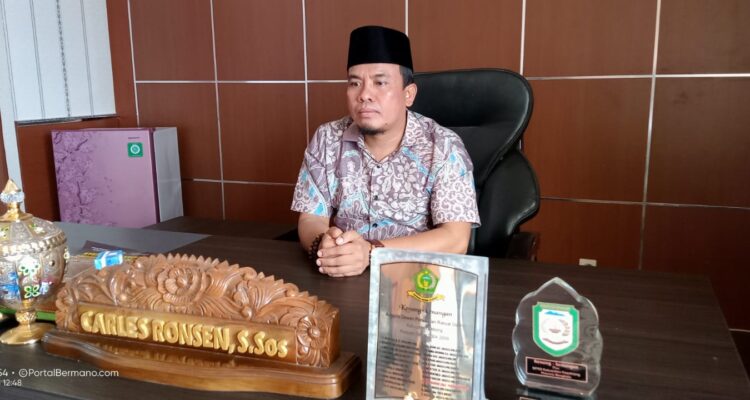Carles Ronsen S.Sos. ketua DPRD Kabupaten Lebong