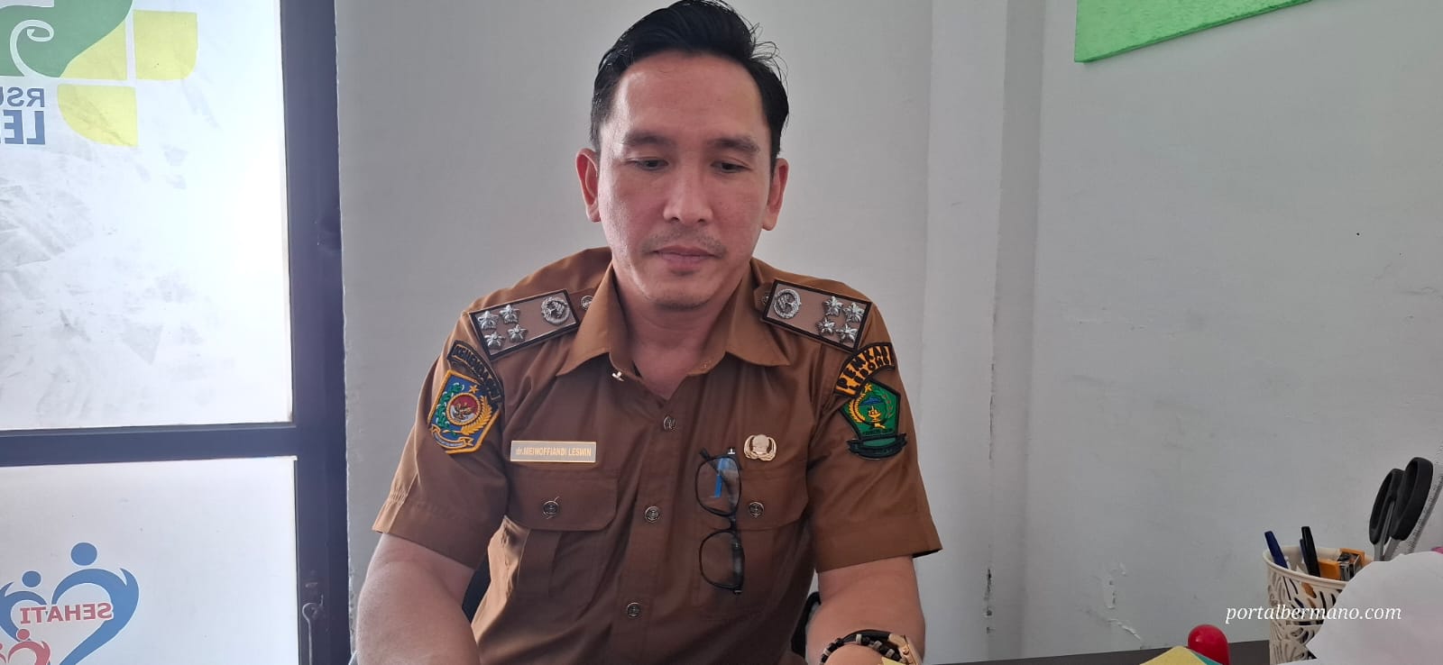 Direktur RSUD Lebong dr Meinoffiandi Leswin