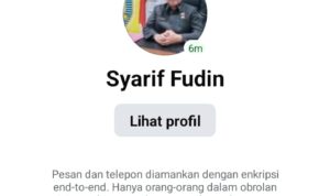 akun palsu sekda