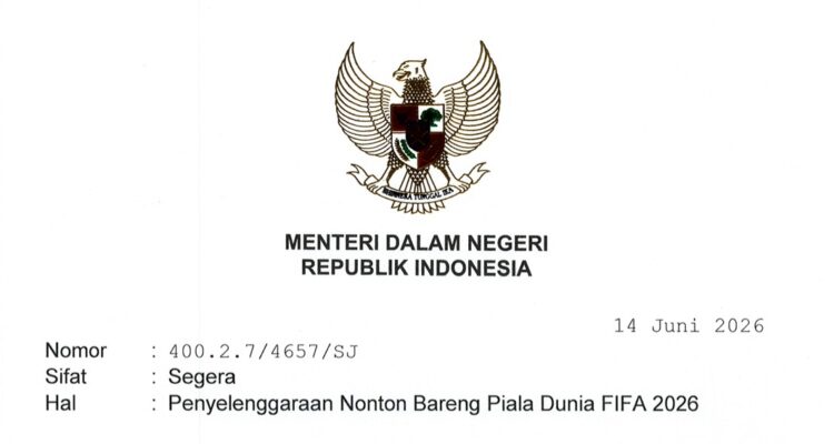 mendagri Nobar Piala dunia 2026