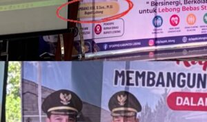 spanduk 2 bupati
