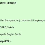 agenda pelantikan